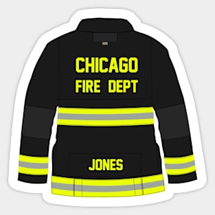 CHICAGO FIRE - REBECCA JONES - TURN OUT COAT Sticker